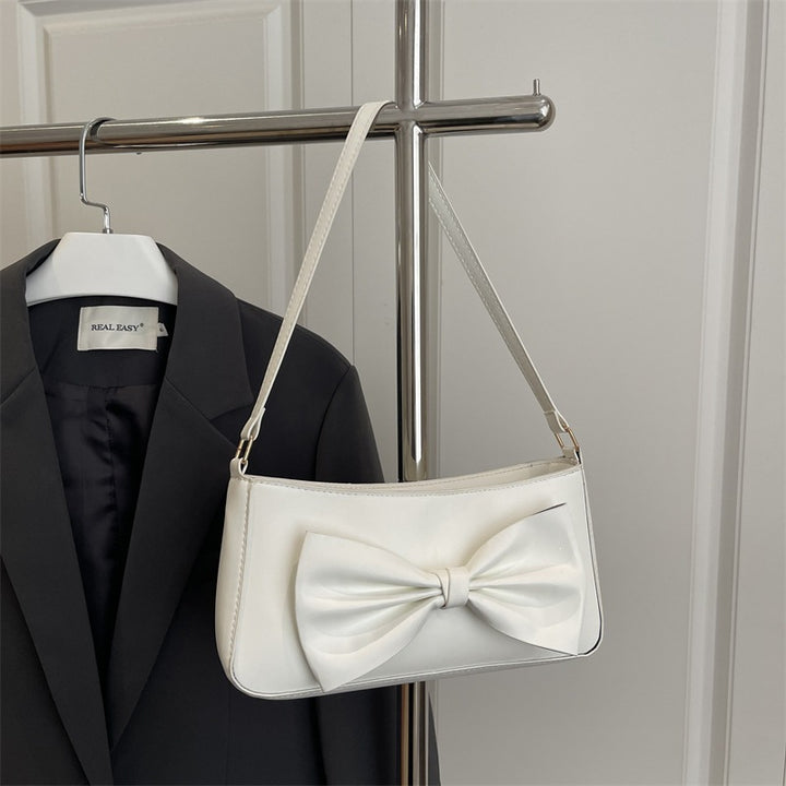 Damen elegante Handtasche mit Schleifenakzent Nord Taschen