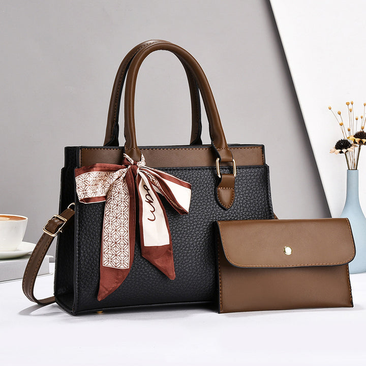 Damen Handtasche mit eleganten Design und zusätzlichem Kosmetiktäschchen Nord Taschen