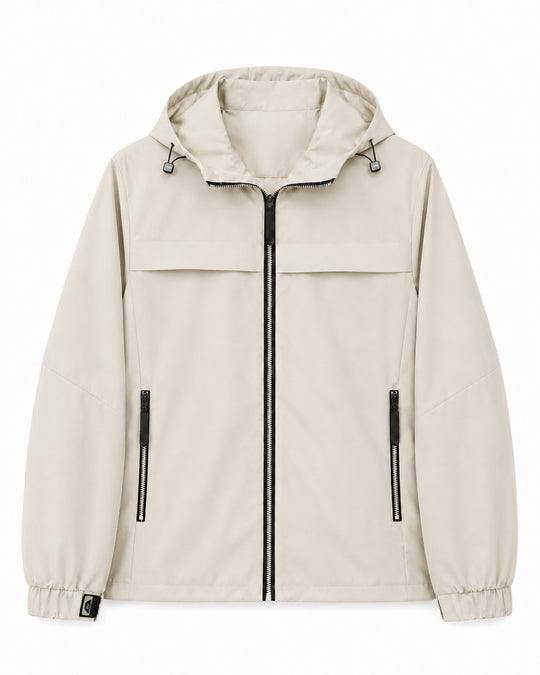 Herren Leichte wasserabweisende Kapuzen‑Softshelljacke mit Reißverschlusstaschen Nord Taschen