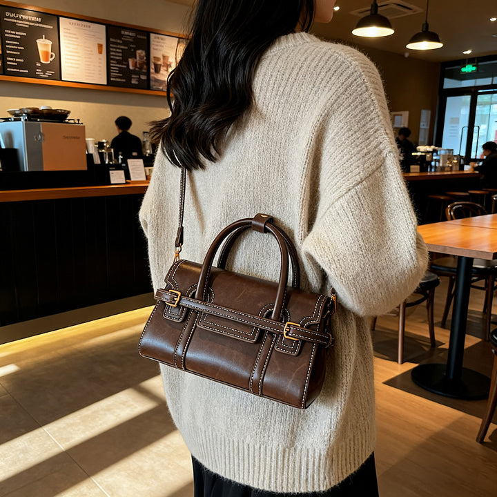 Damen elegante Handtasche mit abnehmbarem Tragegurt Nord Taschen