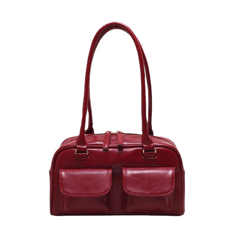 Damen Handtasche mit zwei praktischen Vorderfächern Nord Taschen