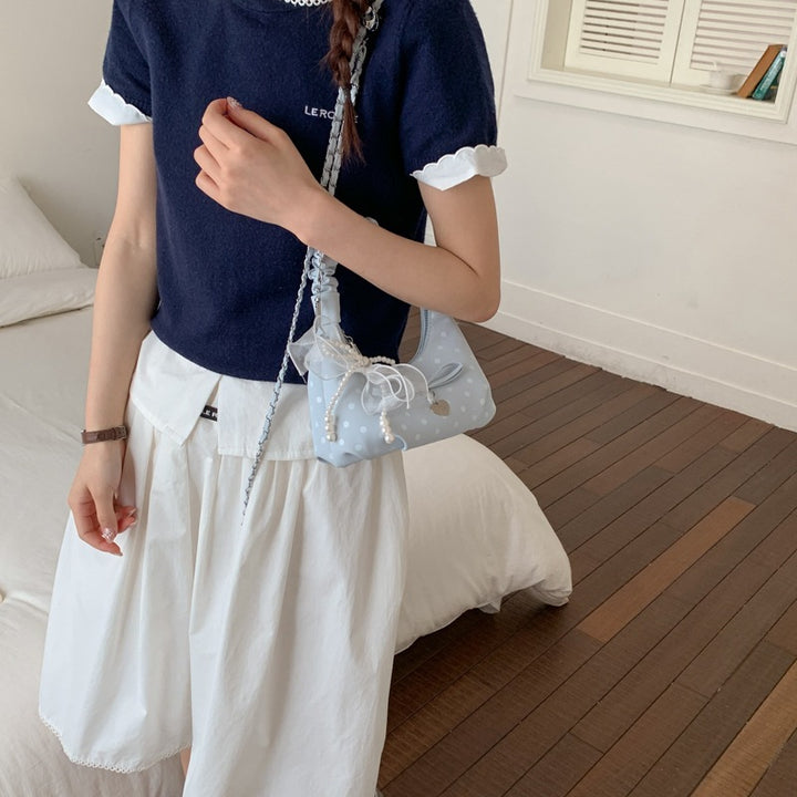 Damen Mini-Handtasche mit dekorativen Akzenten Nord Taschen