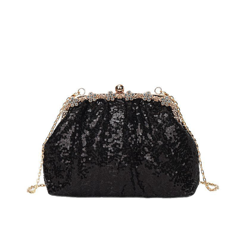 Damen glamouröse Abendtasche mit funkelnden Strassdetails Nord Taschen