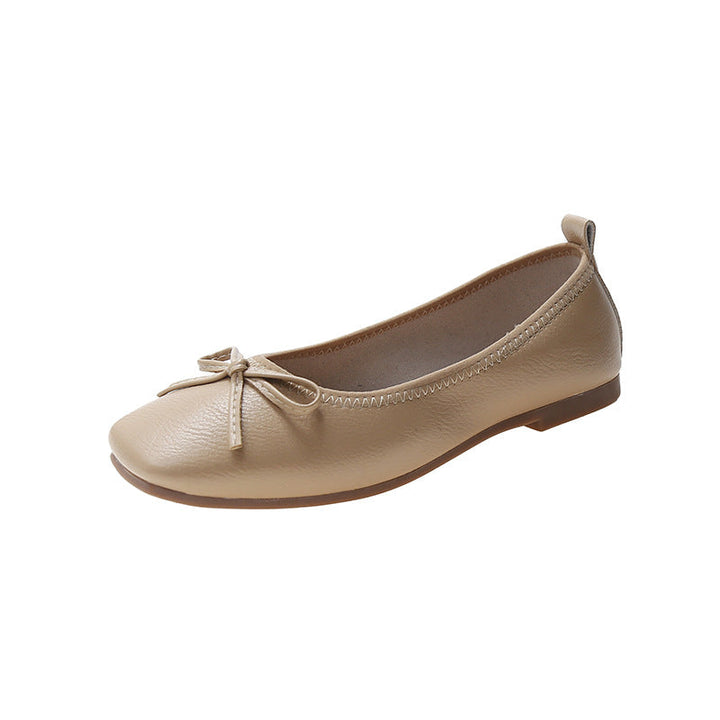 Damen Bequeme Ballerinas mit zartem Schleifen-Detail