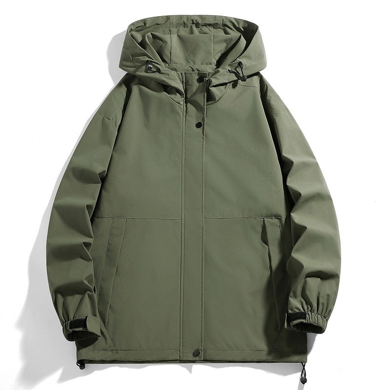 Herren Wasserabweisende Übergangsjacke mit verstellbarer Kapuze und praktischen Taschen Nord Taschen