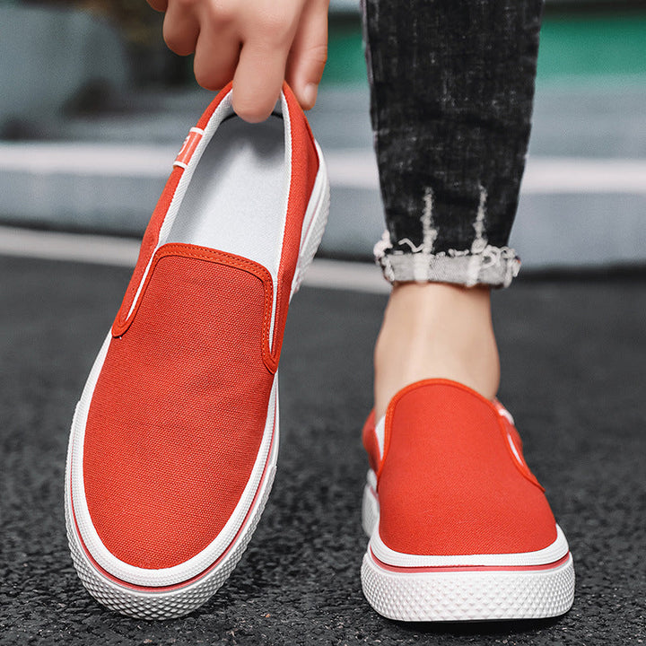 Damen bequeme Slip-On Sneakers aus atmungsaktivem Material