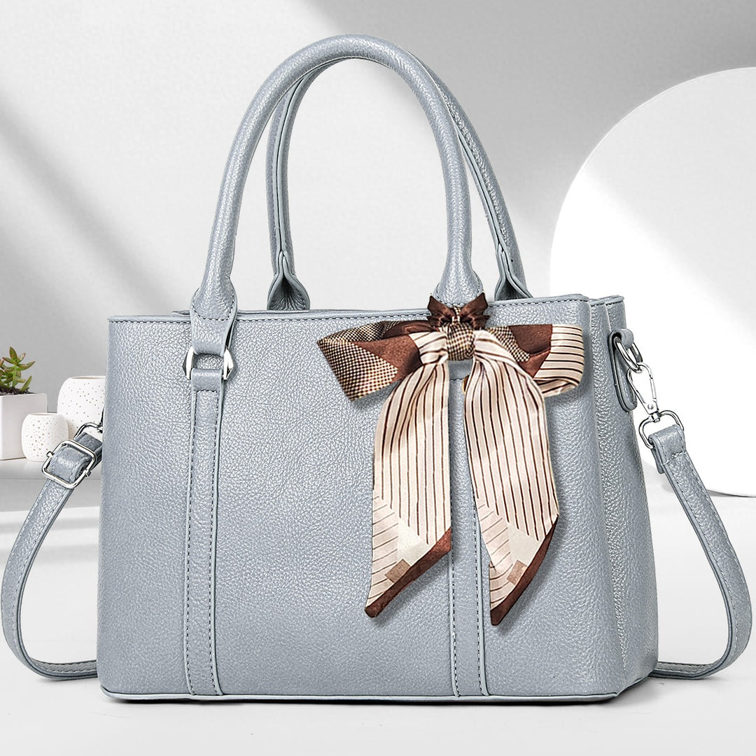 Damen modische Handtasche mit dekorativem Schleifenakzent Nord Taschen