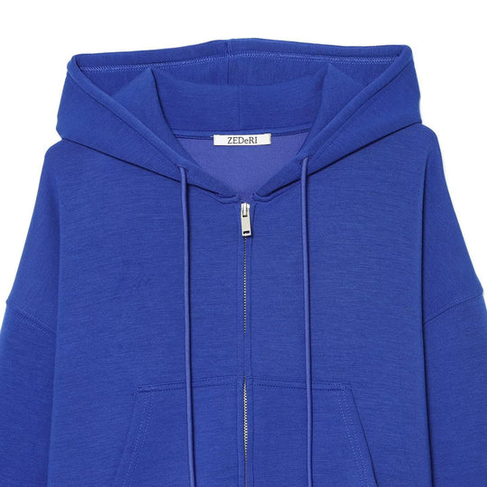 Damen Fließende Palazzo‑Loungehose mit hohem Bund, Kordelzug und aufgesetzten Eingrifftaschen Nord Taschen
