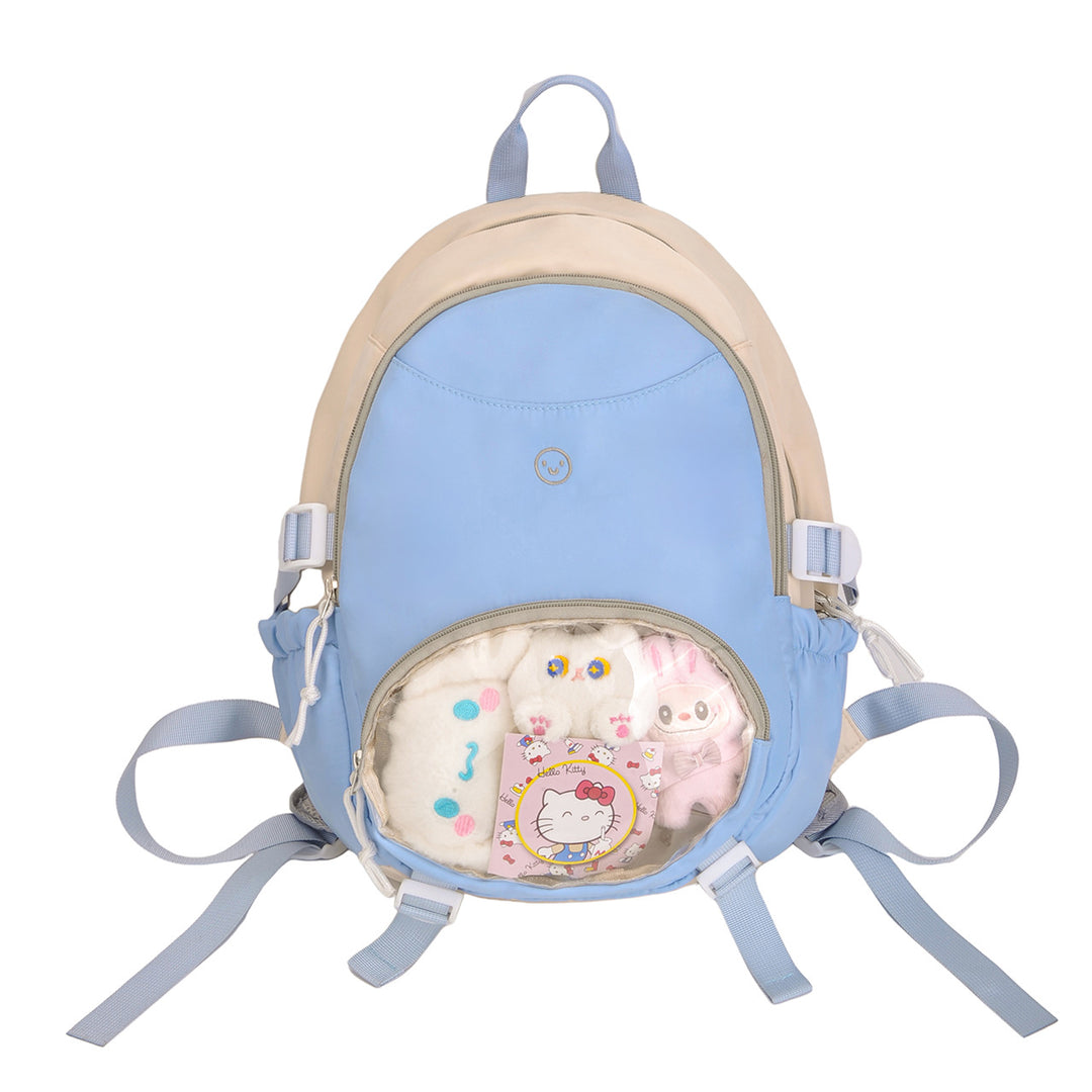 Damen Freizeit-Rucksack mit transparentem Sichtfenster und zahlreichen Fächern Nord Taschen