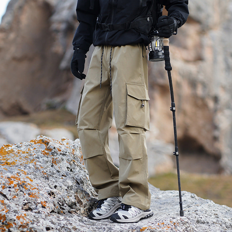 Herren Technische Outdoor-Cargohose mit wasserabweisendem Stretch und verstärkten Knien Nord Taschen
