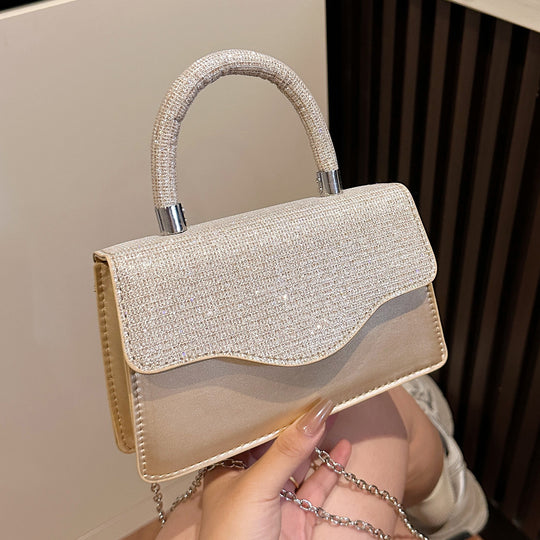 Damen Glamouröse Handtasche mit glitzerndem Obermaterial Nord Taschen