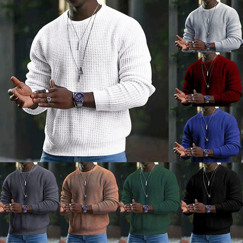 Herren Strukturierter Pullover - Arvani