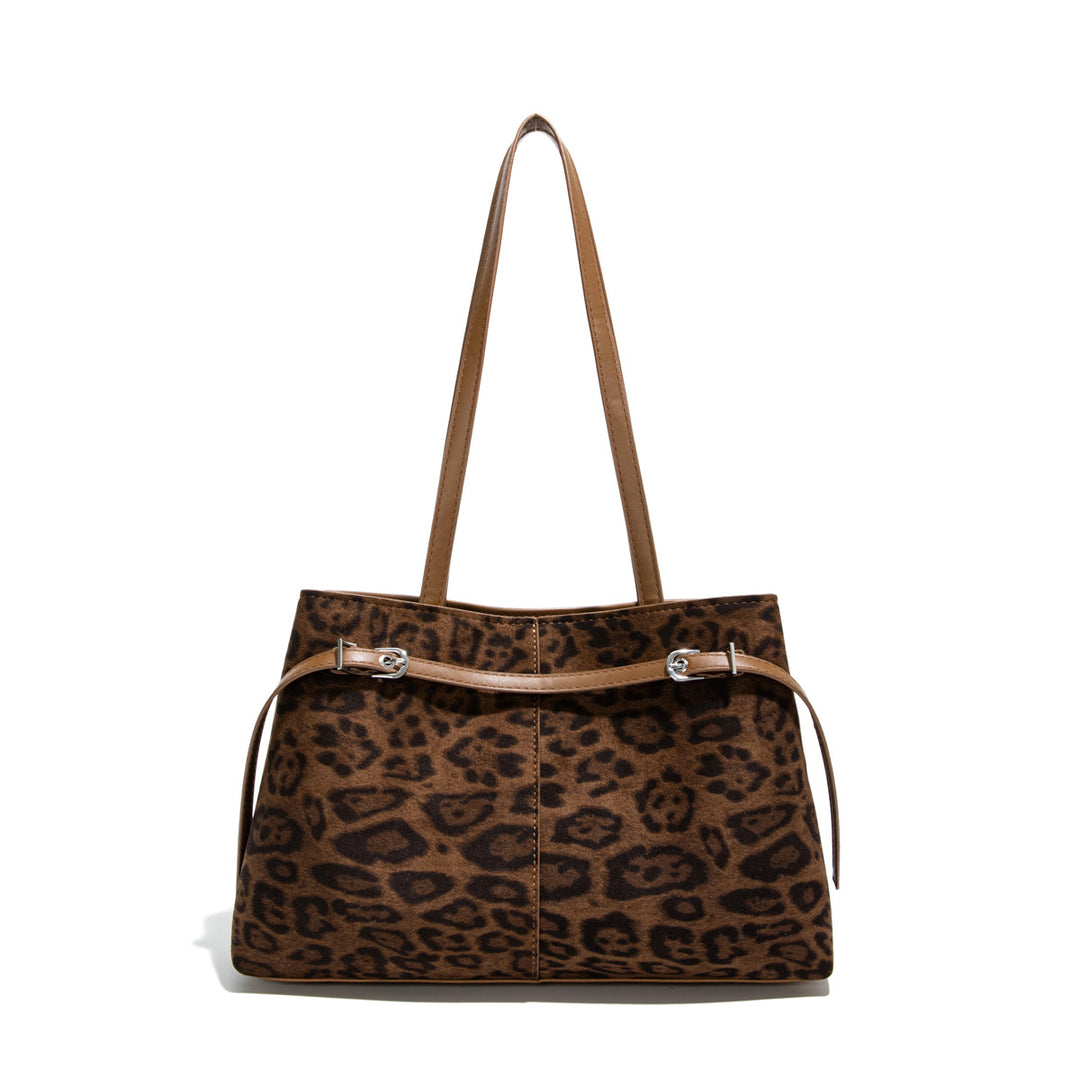 Damen elegante Handtasche mit luxuriösem Wildleder-Look Nord Taschen
