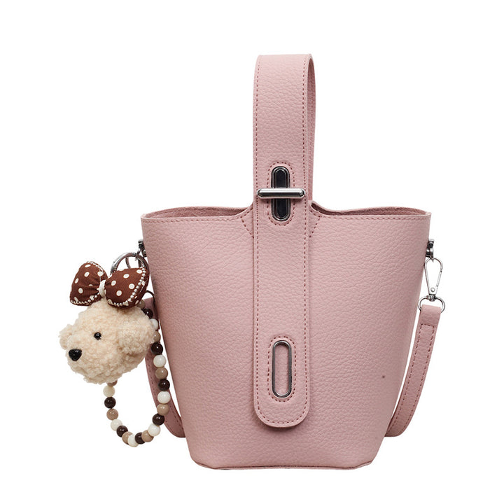Damen praktische Handtasche mit abnehmbarem Schlüsselanhänger Nord Taschen