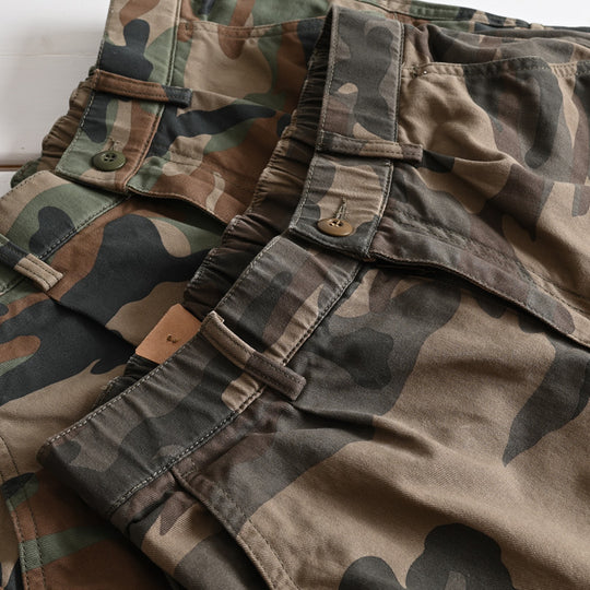 Herren Cargohose im Military-Look mit Mehrfachtaschen und geradem Schnitt Nord Taschen