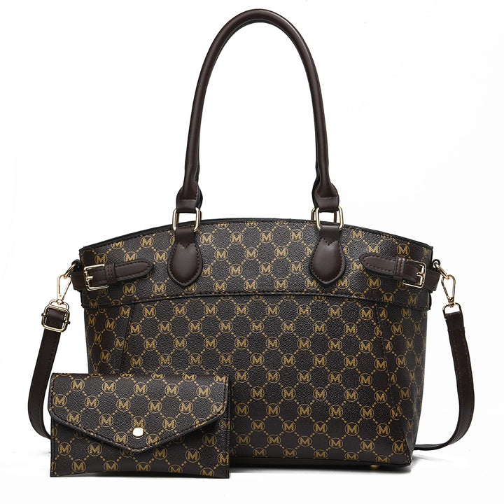 Damen elegante Shopper-Handtasche mit abnehmbarer Kosmetiktasche Nord Taschen