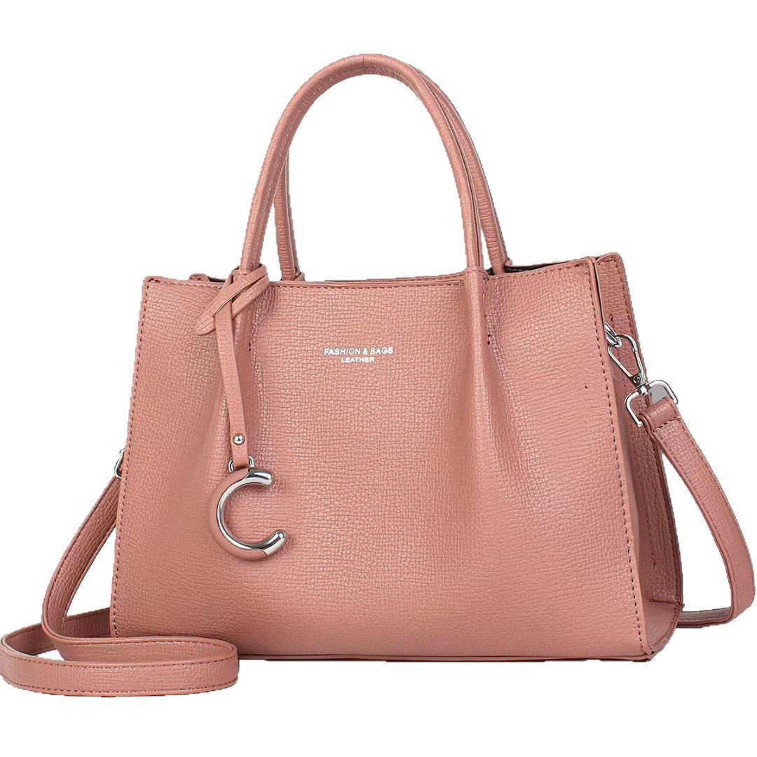 Damen Handtasche aus strukturiertem Kunstleder mit abnehmbarer Schulterriemen Nord Taschen