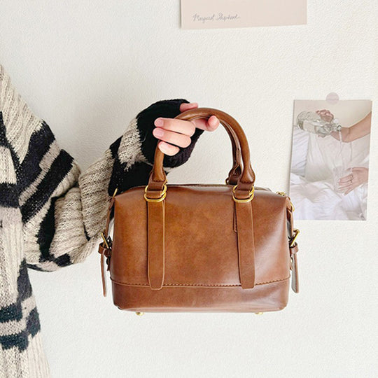 Damen handliche Henkeltasche mit eleganter Struktur und abnehmbarem Schulterriemen Nord Taschen