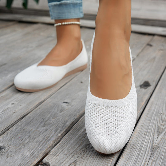 Damen atmungsaktive Ballerinas mit flexiblem Fußbett Nord Taschen