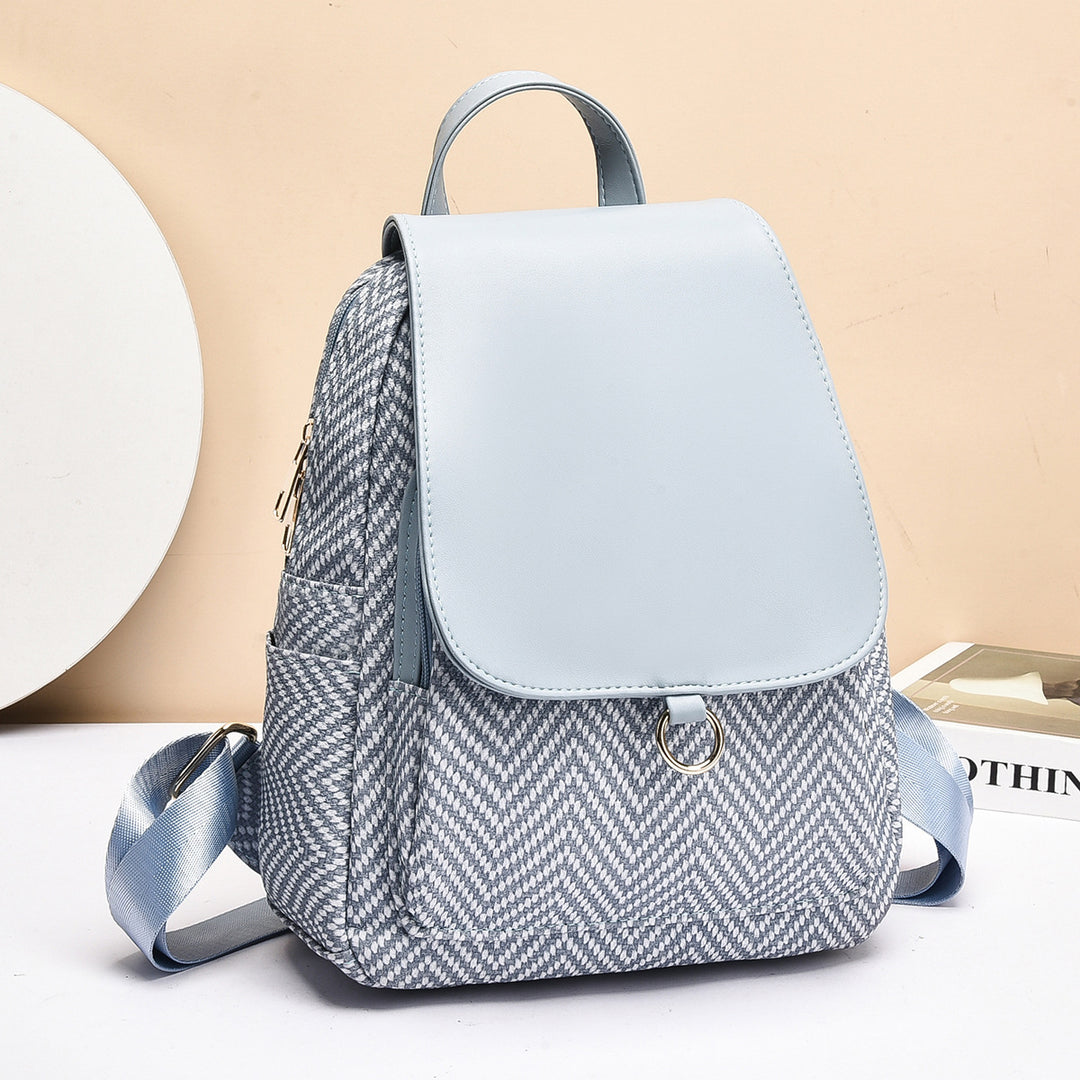 Damen trendige Rucksacktasche mit eleganter Klappenoptik Nord Taschen