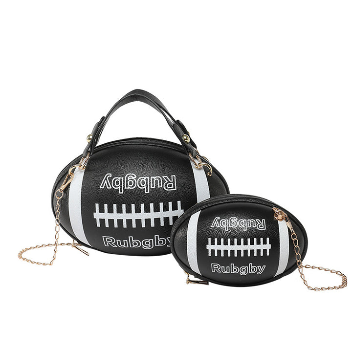 Damen kreative Handtasche im Rugby-Design Nord Taschen