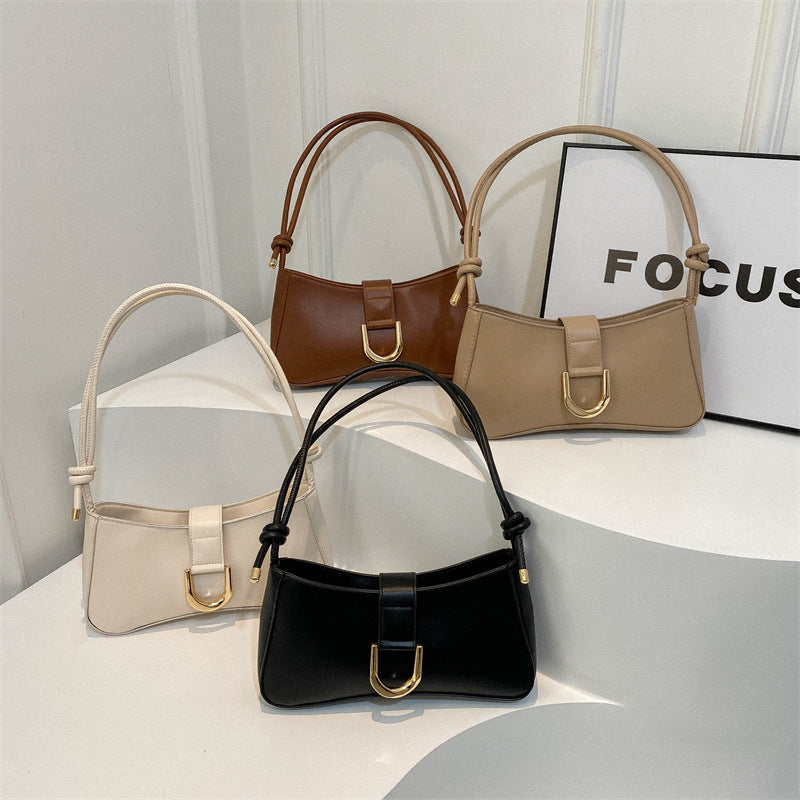 Damen elegante Schultertasche mit modernem Magnetverschluss Nord Taschen