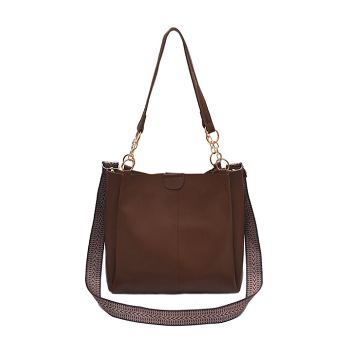 Damen vielseitige Handtasche mit abnehmbarem Schultergurt und eleganter Kettenverzierung Nord Taschen
