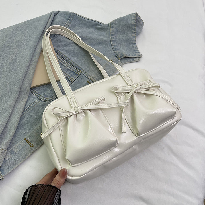 Damen elegante Handtasche mit raffinierten Kordelzug-Details Nord Taschen