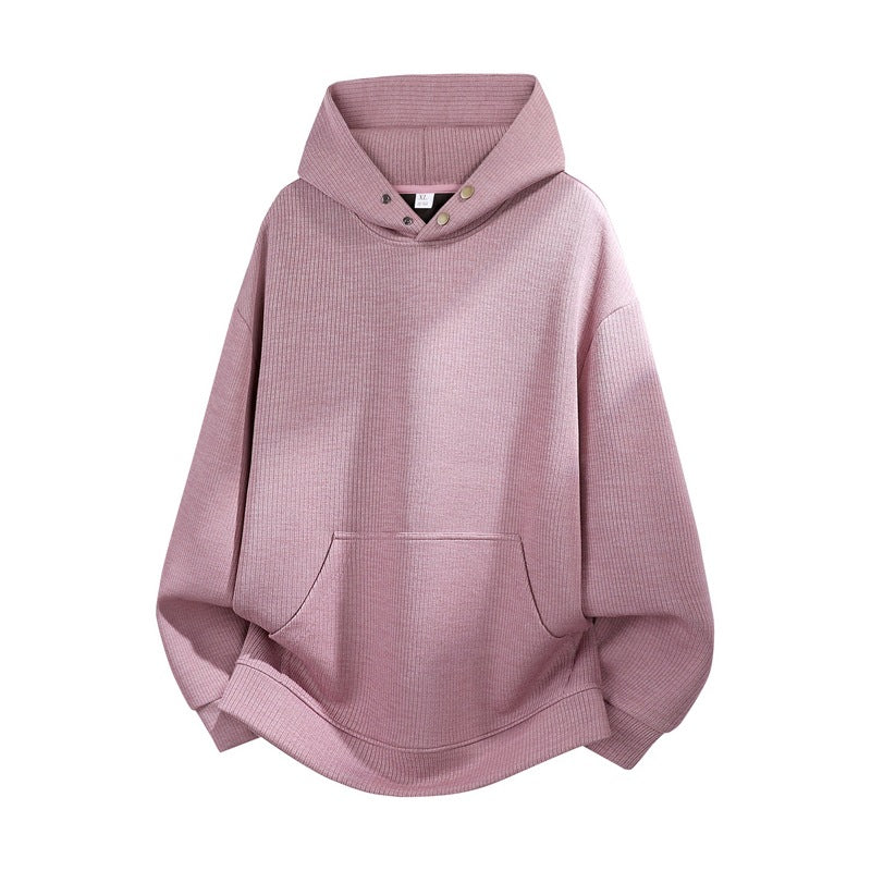 Unisex Oversize Kapuzenpullover mit hoher Kragenblende & Kängurutasche Nord Taschen