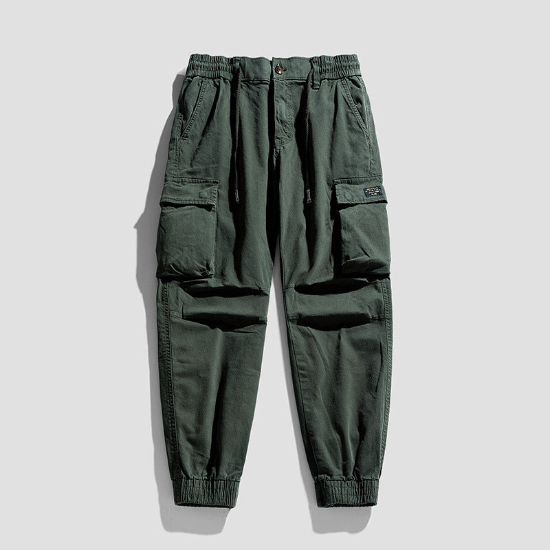 Herren Robuste Cargo-Jogginghose im Utility-Style mit Tunnelzugbund, aufgesetzten Klappentaschen und Kniepaneelen Nord Taschen