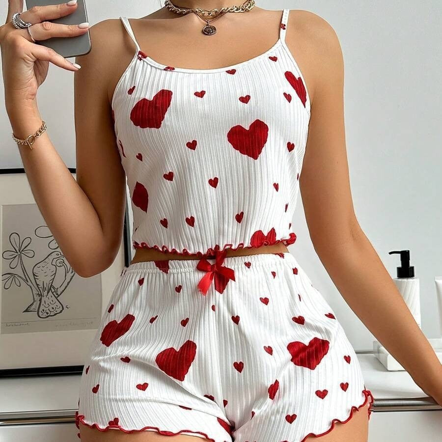 Bedrucktes Pyjama-Set