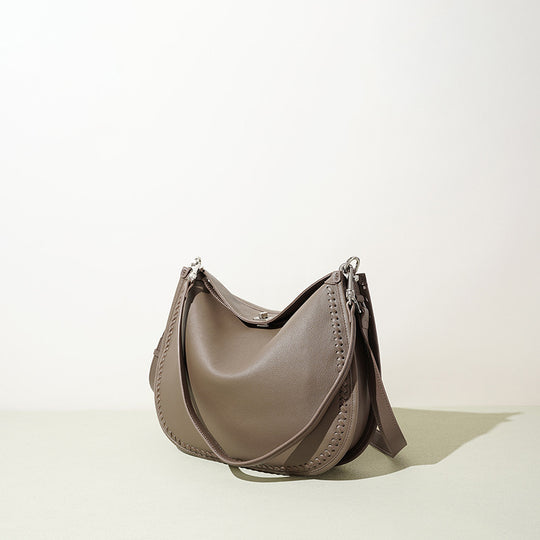 Damen Hobo-Tasche mit verspieltem Flechtmuster Nord Taschen