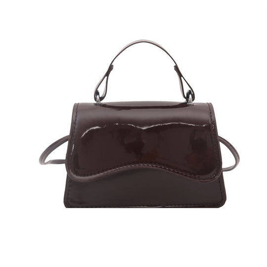 Damen Mini-Handtasche mit glänzendem Design Nord Taschen