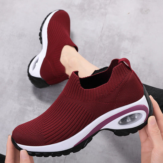 Damen Atmungsaktive Slip-On Sneakers mit unterstützender Dämpfung Nord Taschen