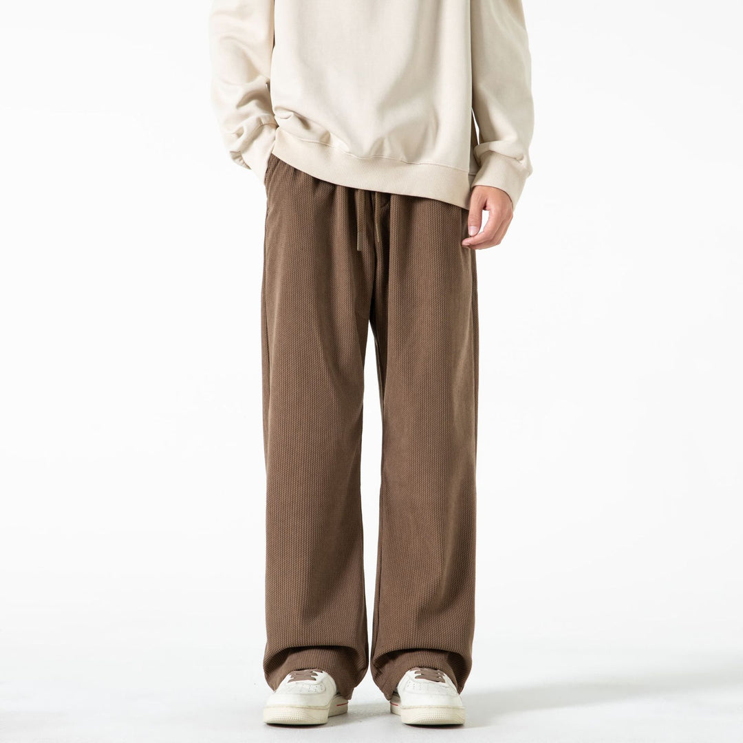 Damen Breit geschnittene Cordhose mit Tunnelzugbund und nachhaltigem Baumwollmix Nord Taschen