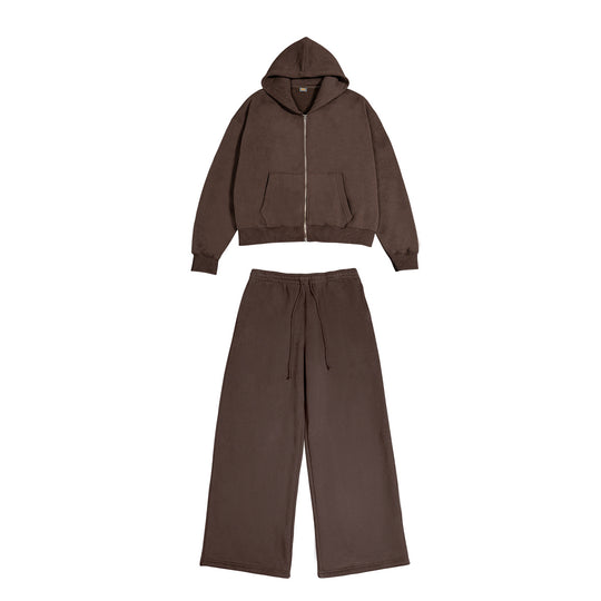 Unisex Kapuzen-Sweatjacke mit durchgehendem Reißverschluss und Kängurutasche Nord Taschen