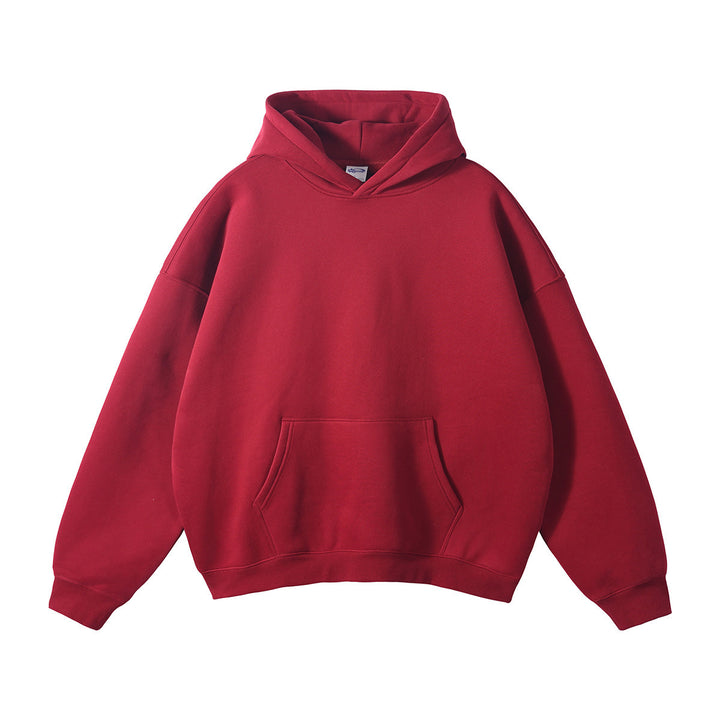 Unisex nan weit geschnittener Kapuzenpullover aus Bio-Baumwolle mit Kängurutasche Nord Taschen