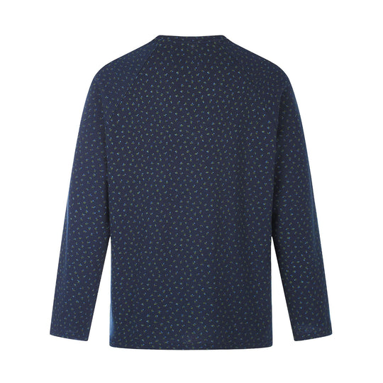 Damen Feinstruktur V‑Ausschnitt Strickpullover mit Rüschenkragen Nord Taschen
