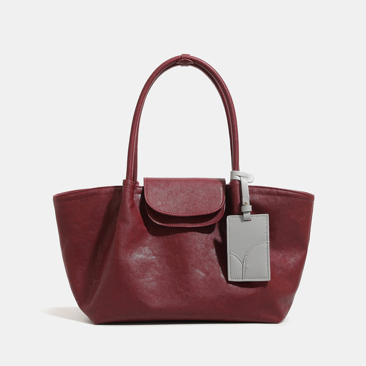 Damen Shopper-Tasche aus hochwertigem Kunstleder mit elegantem Magnetverschluss Nord Taschen
