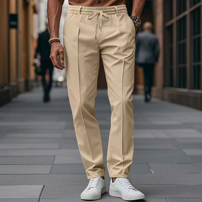 Herren elegante Freizeit-Hose mit elastischem Bund und seitlichen Eingrifftaschen Nord Taschen