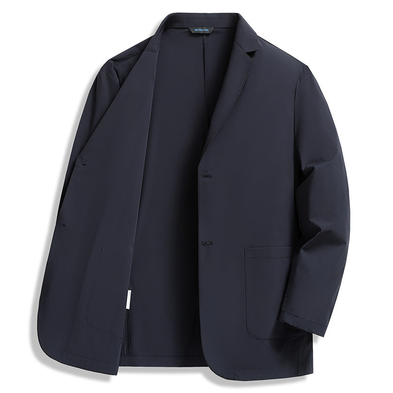 Herren Smart-Casual Reise-Sakko aus Stretch-Travel-Material mit aufgesetzten Taschen Nord Taschen