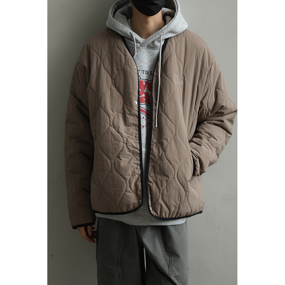 Herren Wattierte Steppjacke Nord Taschen