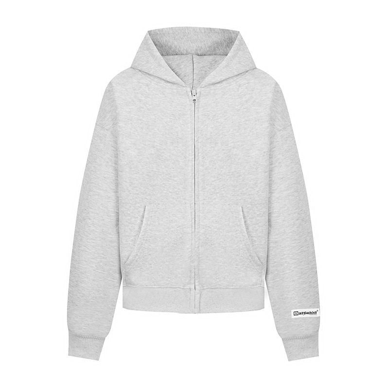Damen Kapuzen‑Sweatjacke mit durchgehendem Reißverschluss, Kängurutasche und relaxed Fit Nord Taschen