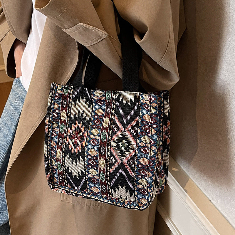 Damen modische Tragetasche im ethnischen Design Nord Taschen