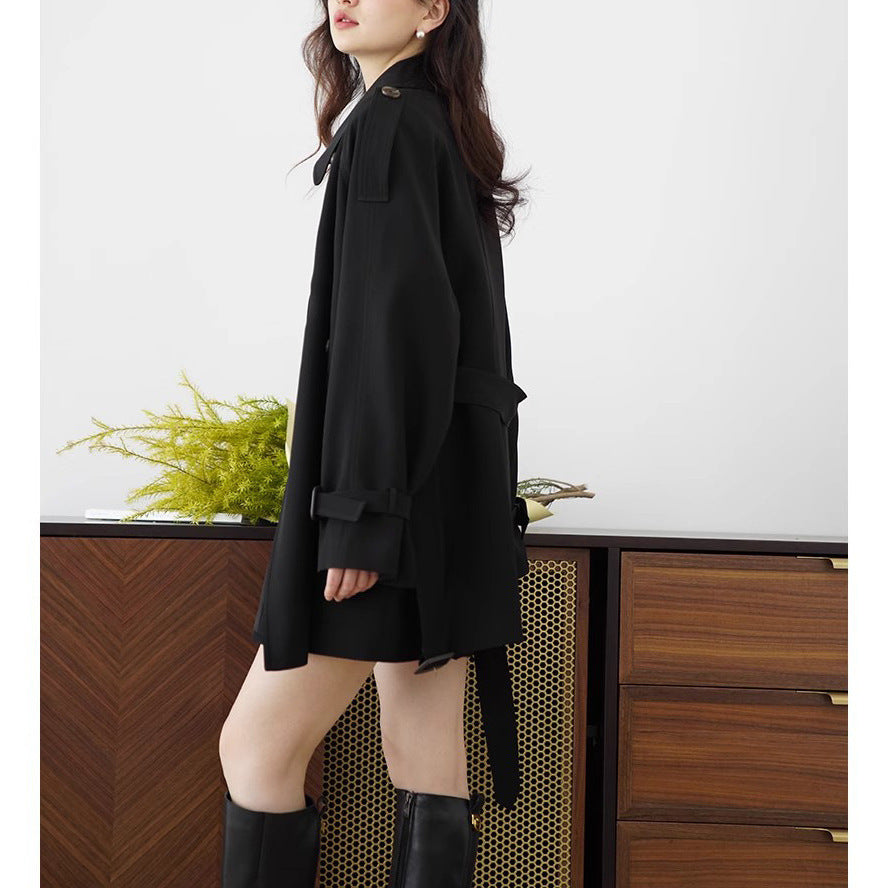 Damen Eleganter Oversized-Trenchcoat Nord Taschen