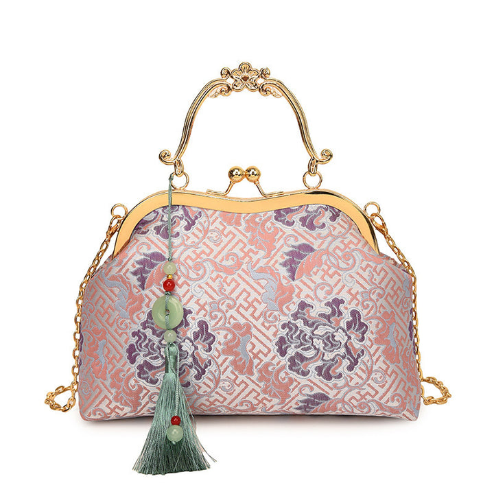 Damen Designer-Handtasche mit goldenen Details Nord Taschen