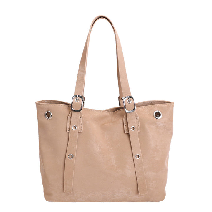 Damen hochwertige Veloursleder-Handtasche Nord Taschen
