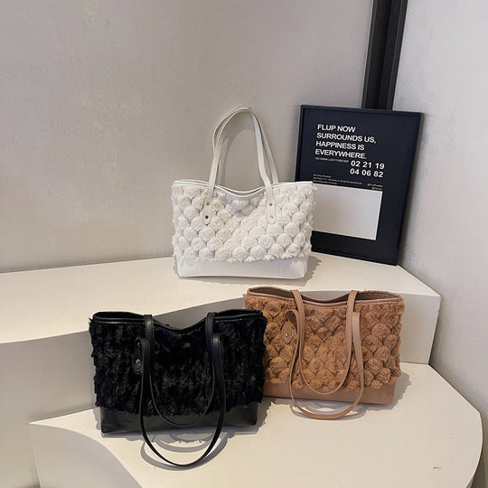 Damen Tote-Bag aus hochwertigem Kunstleder mit strukturiertem Obermaterial Nord Taschen