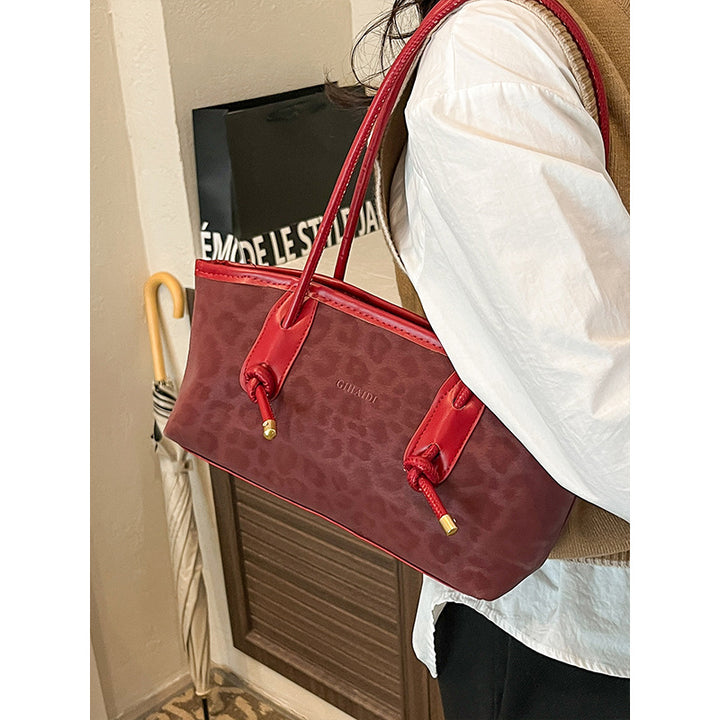Damen elegante Schultertasche mit modernem Zipper-Design Nord Taschen