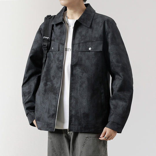 Herren Modische Arbeitsjacke im minimalistischen Design Nord Taschen